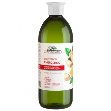Gel de dus energizant cu ghimbir si citrice, Corpore Sano, 600 ml