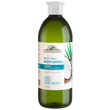 Gel de dus hidratant cu cocos, Corpore Sano, 600 ml