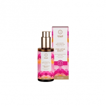 Ulei ayurvedic elixir Lotus Roz, Skin and Soul, Khadi, 100 ml