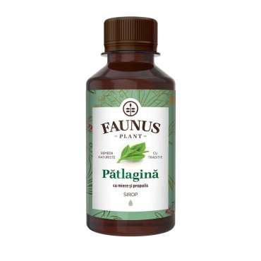Sirop Patlagina cu Miere si Propolis, Faunus Plant, 200ml