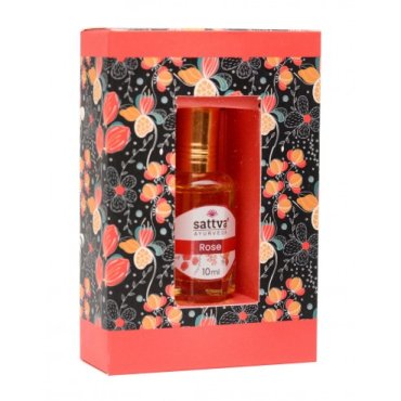 Parfum ulei Trandafir, Sattva Ayurveda, 10ml