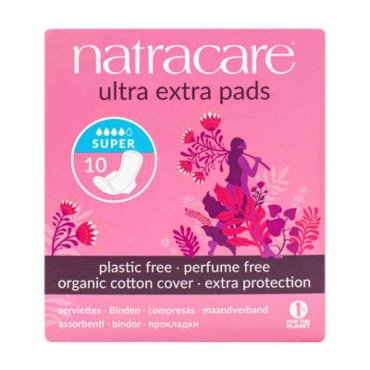 Oferta - Absorbante bio Ultra Extra de noapte (4 picaturi) - super, Natracare, 10 buc