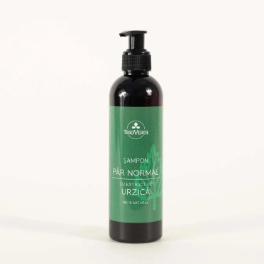 Sampon cu extract de urzica, fara SLS,  Trio Verde, 250 ml