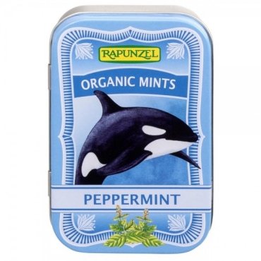Drajeuri cu menta bio, Rapunzel, 50g