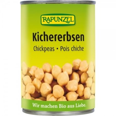 Naut la conserva bio, Rapunzel, 400 g