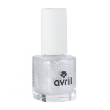 Oja Top Coat cu sclipici argintiu, Avril, 7ml 