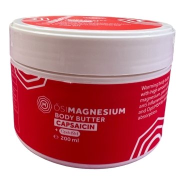 Oferta - Unt de corp cu capsaicin (extract de ardei chili) + OptiMSM, Osimagnesium, 200 ml