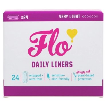 Oferta - Absorbante zilnice ultra subtiri, ambalate individual, Flo, 24 buc