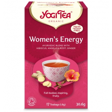 Ceai Bio fara cofeina, Yogi Tea - Energie pt femei, 30 g