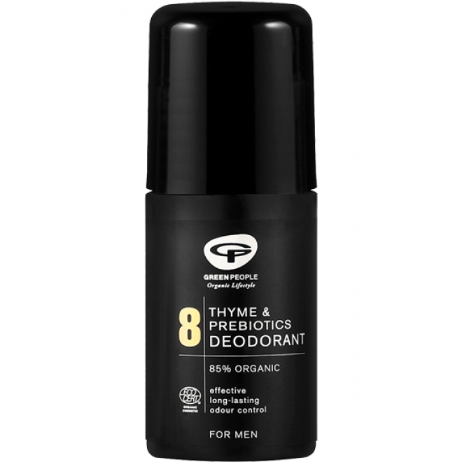 Deodorant roll on cu alaun, pt barbati - Stay Fresh Prebiotics, Green People, 75 ml