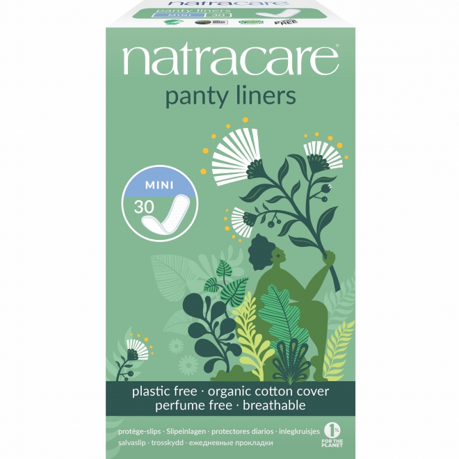 Absorbante zilnice - Mini/breathable, Natracare, 30 buc