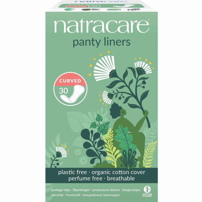 Absorbante zilnice - Curbate, Natracare, 30 buc