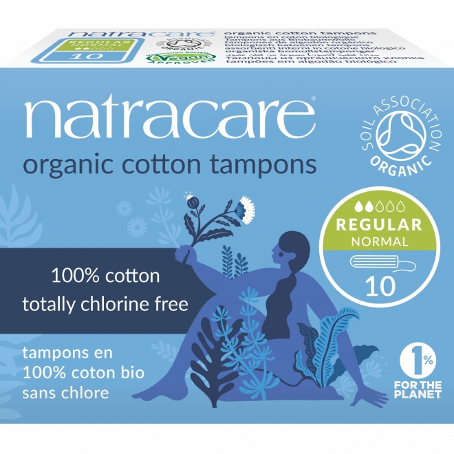 Tampoane interne - Normal (2 picaturi), Natracare, 10 buc 
