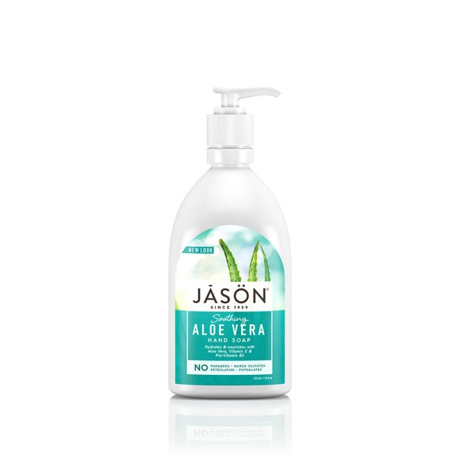 Sapun lichid Jason pentru fata si maini cu aloe vera - regenerant, 473 ml