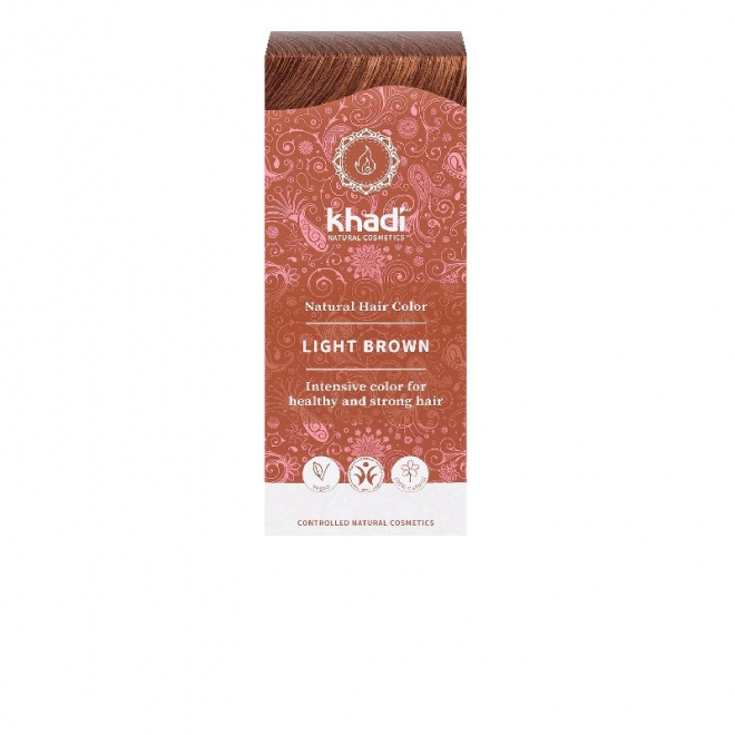 Vopsea Henna Khadi - Saten Deschis, 100 g