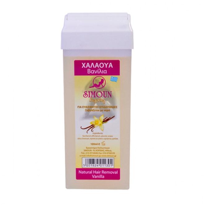 Roll-on ceara depilatoare de zahar - vanilie, Simoun 100 g