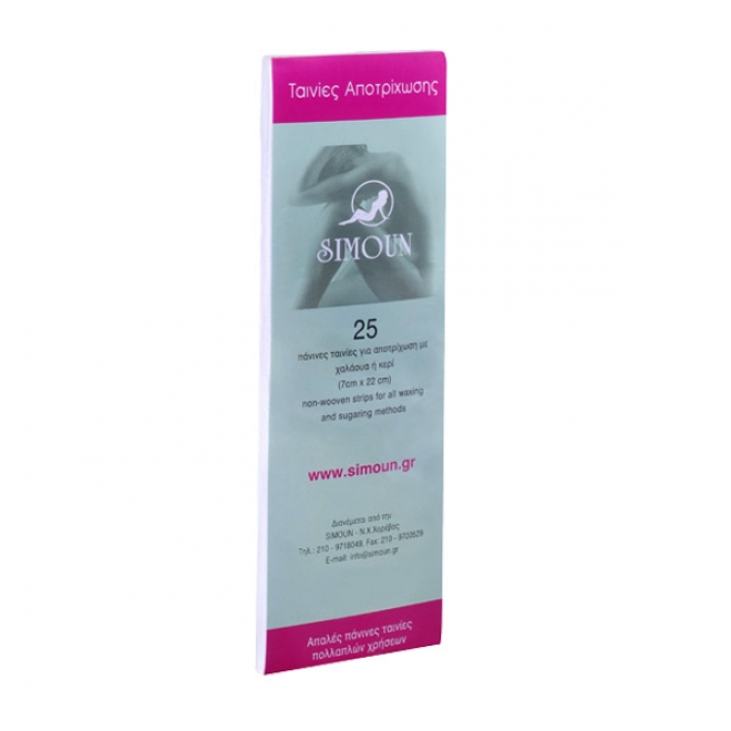 Set benzi depilatoare, Simoun 25 buc