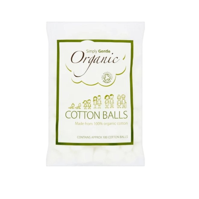 Bile de vata din bumbac organic, Macdonald and Taylor, 100 bucati