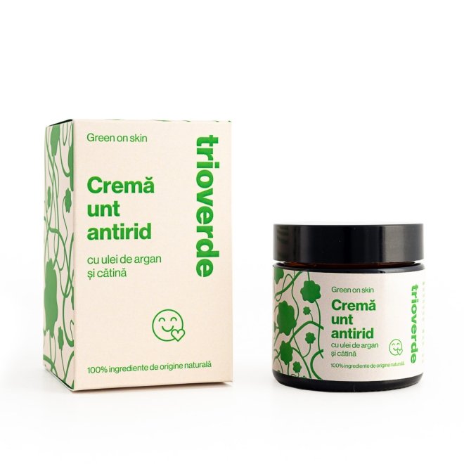 Crema unt antirid 100% naturala, Trio Verde, 60 ml