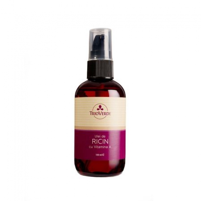 Ulei de ricin cu vitamina A, Trio Verde, 100 ml