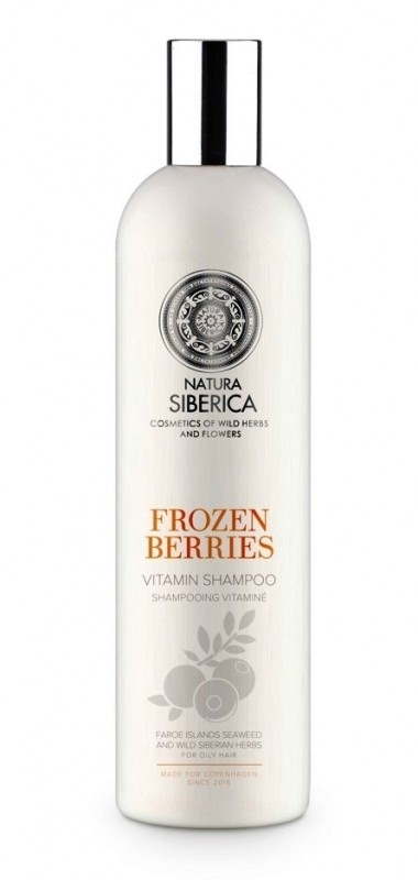 Sampon vitaminizant, Natura Siberica pentru par gras, Frozen Berries, Copenhagen, 400 ml