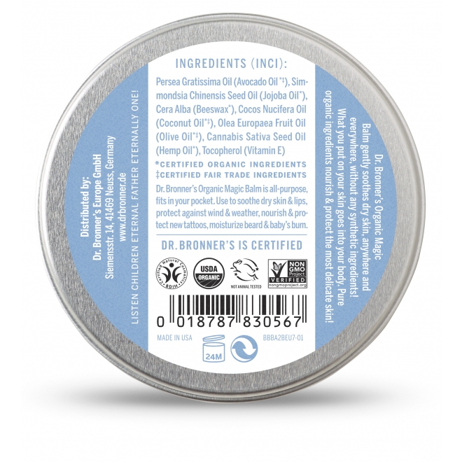 Balsam pentru piele crapata, Dr. Bronner, 60 g