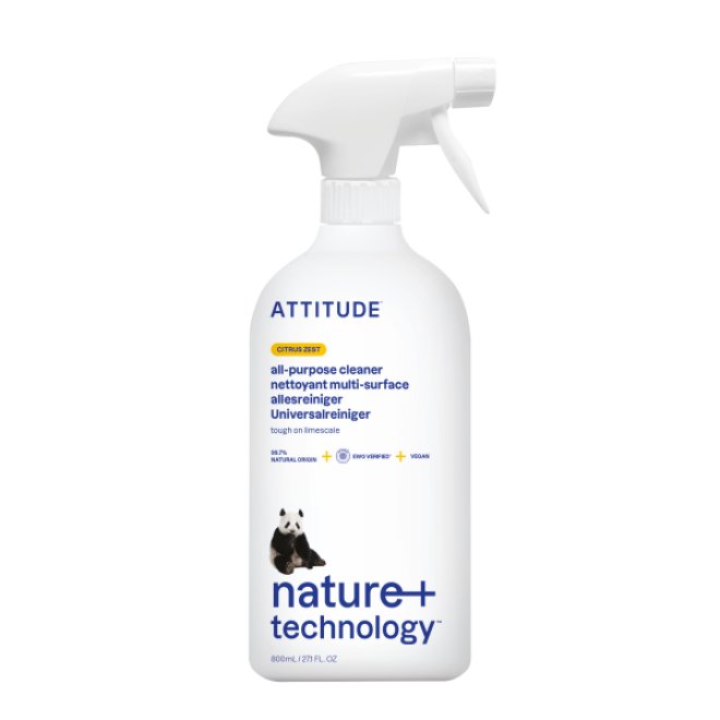 Solutie de curatat universala, cu coaja de citrice, Attitude, 800 ml