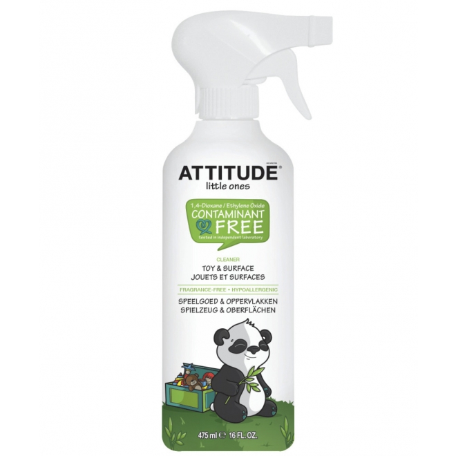 Solutie pentru curatat jucarii si alte suprafete, fara miros, Attitude, 800 ml