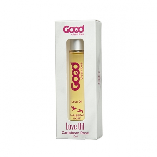 Ulei afrodiziac, Love Oil Caribbean Rose, Good Clean Love, 10 ml