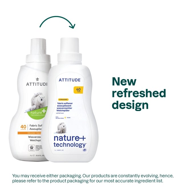 Balsam de rufe, 40 de spalari, coaja de citrice, Attitude, 1L