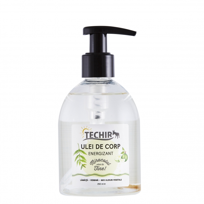 Ulei de corp energizant, Techir, 250 ml
