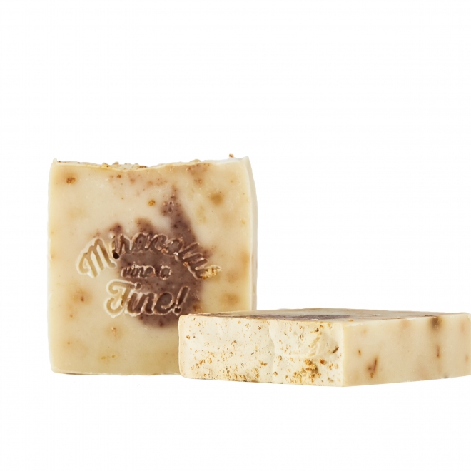 Sapun exfoliant si hidratant de corp cu namol si portocale dulci, Techir, 120 g