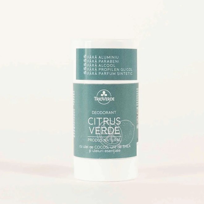 Deodorant citrus verde, Trio Verde, 60 g