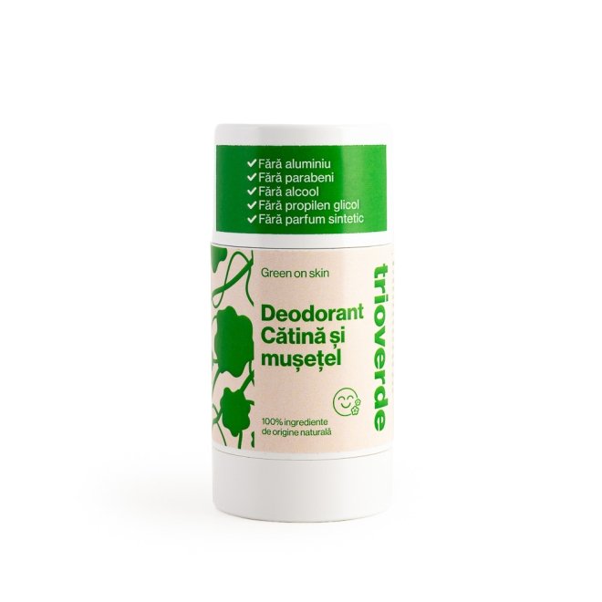 Deodorant catina si musetel, Trio Verde, 60 g