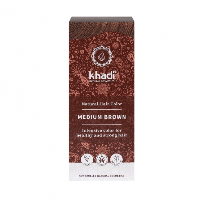 Vopsea henna Khadi - Saten Mediu, 100 g