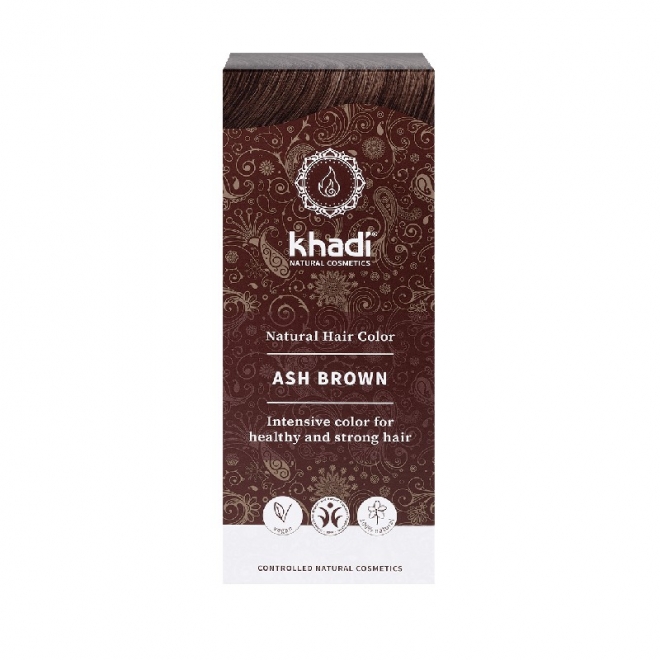 Vopsea henna Khadi - Saten Cenusiu, 100 g