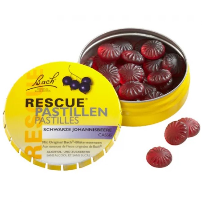 Remediu anti-stres Rescue dropsuri, coacaze negre, Bach Original Essences, 50g