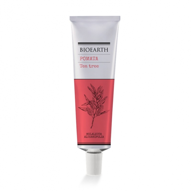 Crema cu arbore de ceai The Herbalist, antiseptic, micoze, acnee, intepaturi, Bioearth 50ml