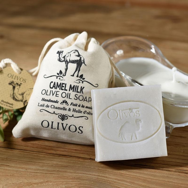 Sapun regenerator cu lapte de camila si ulei de masline, Olivos, 150 g