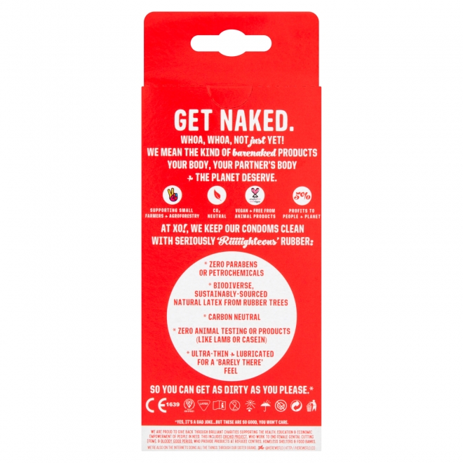 Prezervative din latex natural 100%, Ultra Subtiri, XO!, Flo, 6 buc