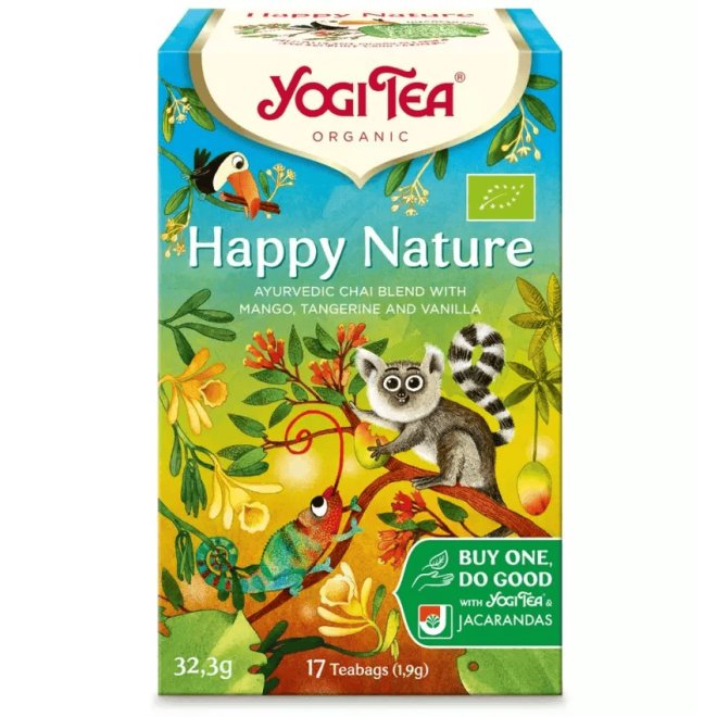 Ceai bio Happy Nature, Yogi Tea, 17 pliculete