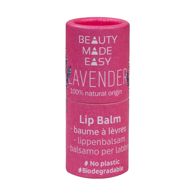 Balsam de buze zero plastic, Lavanda, Beauty Made Easy, 5.5 g