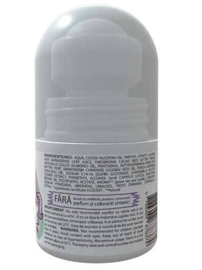 Deodorant natural pentru fete, An-Tan-Tiri-Mogodan, Nimbio, 30 ml