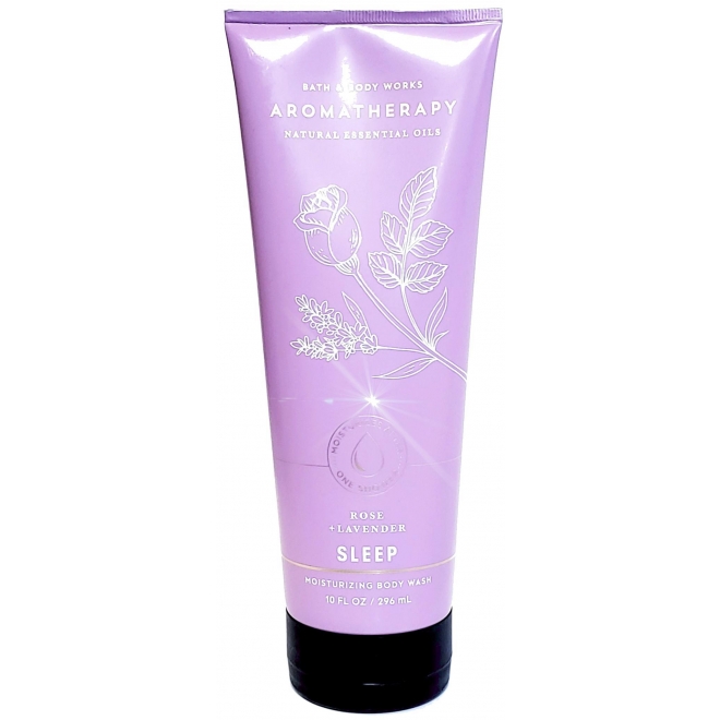Gel de dus crema, Sleep cu trandafiri si lavanda, Bath and Body Works, 296 ml