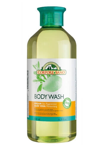 Gel de dus regenerant bio cu argan si aloe vera, Corpore Sano, 500 ml