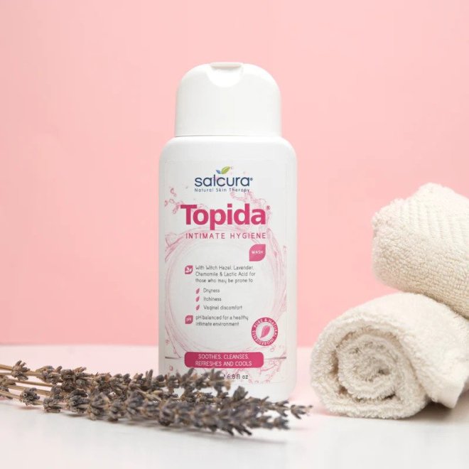 Gel igiena intima Topida, pentru disconfort vaginal, reglare pH, Salcura, 200ml