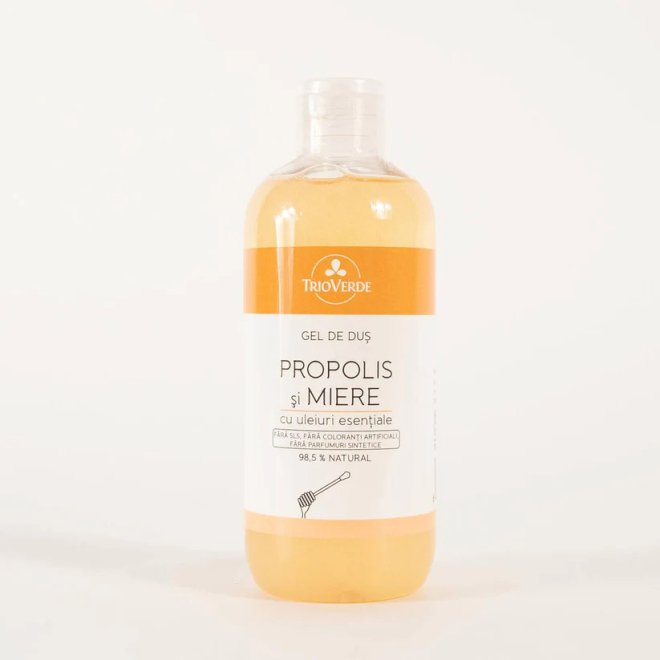 Gel de dus cu Propolis si Miere, Trio verde, 300 ml