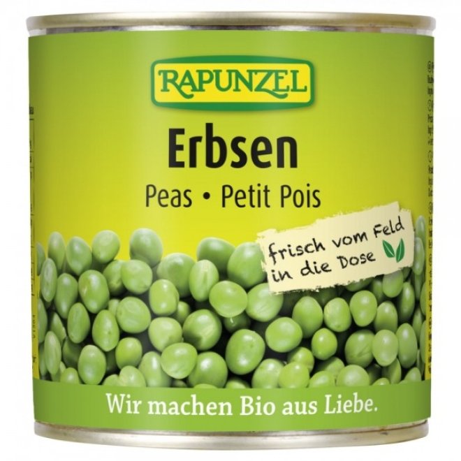 Mazare la conserva bio Rapunzel, 340 g