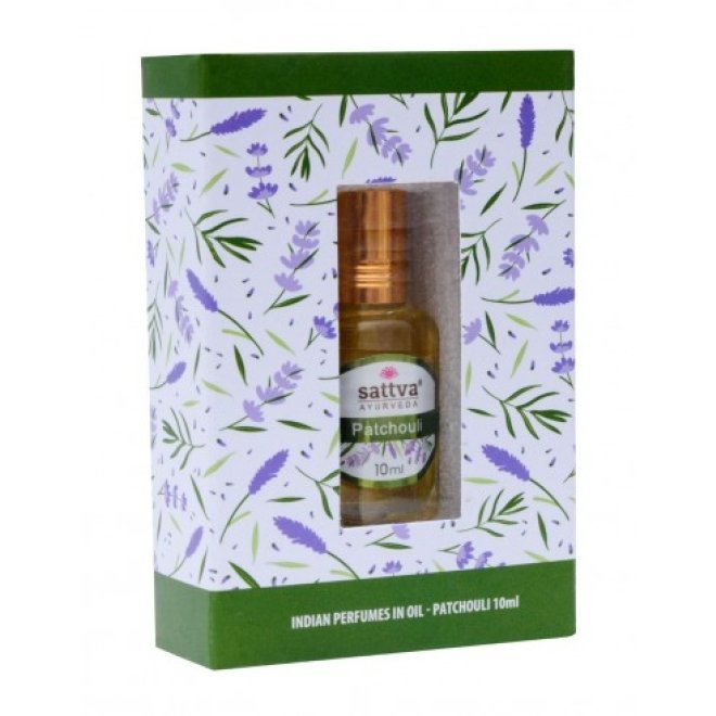 Ulei de parfum oriental Patchouli, Sattva,  10 ml 