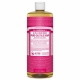 Sapun lichid de Castilia 18 in 1  cu ulei esential pur de trandafiri, Dr. Bronner, 945 ml
